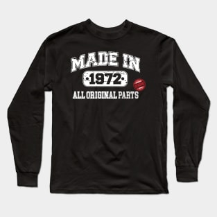 1972 Birthday YEAR tshirt Long Sleeve T-Shirt